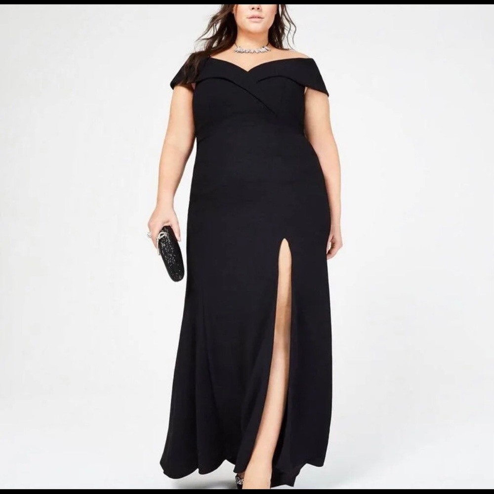 Xscape black gown